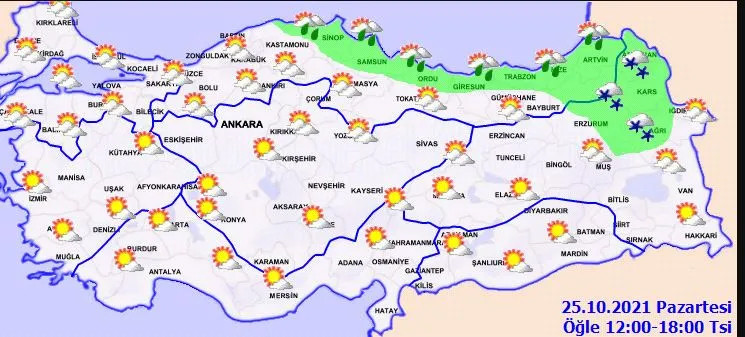 Meteoroloji uyardı: Kar geliyor - Resim : 1