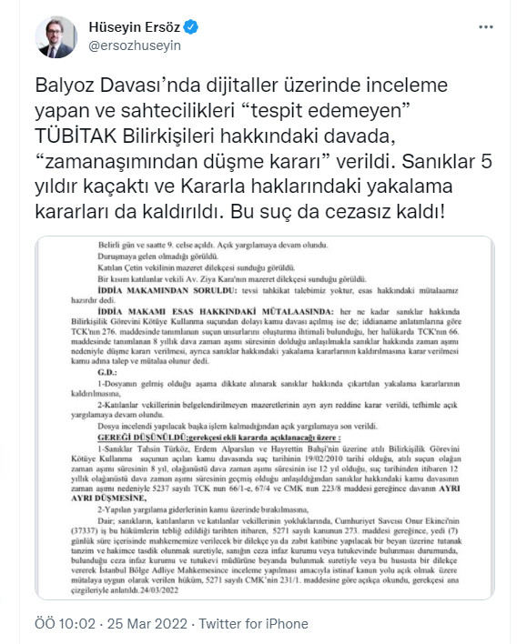 Balyoz kumpasçıları hakkında skandal karar - Resim : 2