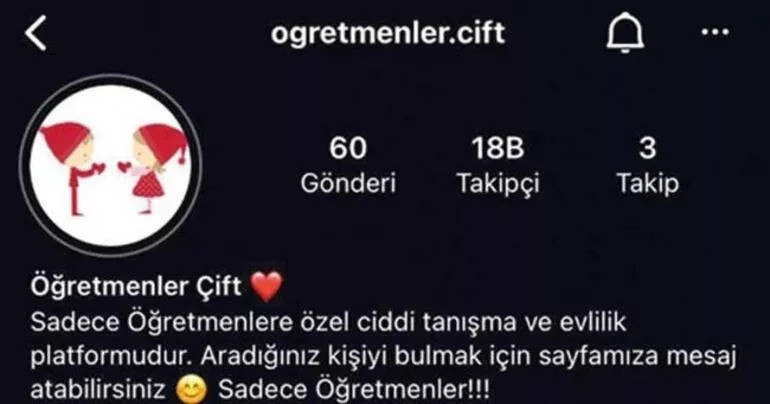 Evlenmek isteyen öğretmenler için açılan Instagram hesabına soruşturma - Resim : 1