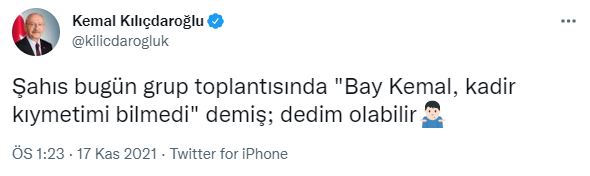 Kılıçdaroğlu'ndan, Erdoğan'a Ebrar Karakurt'un sözüyle yanıt - Resim : 1