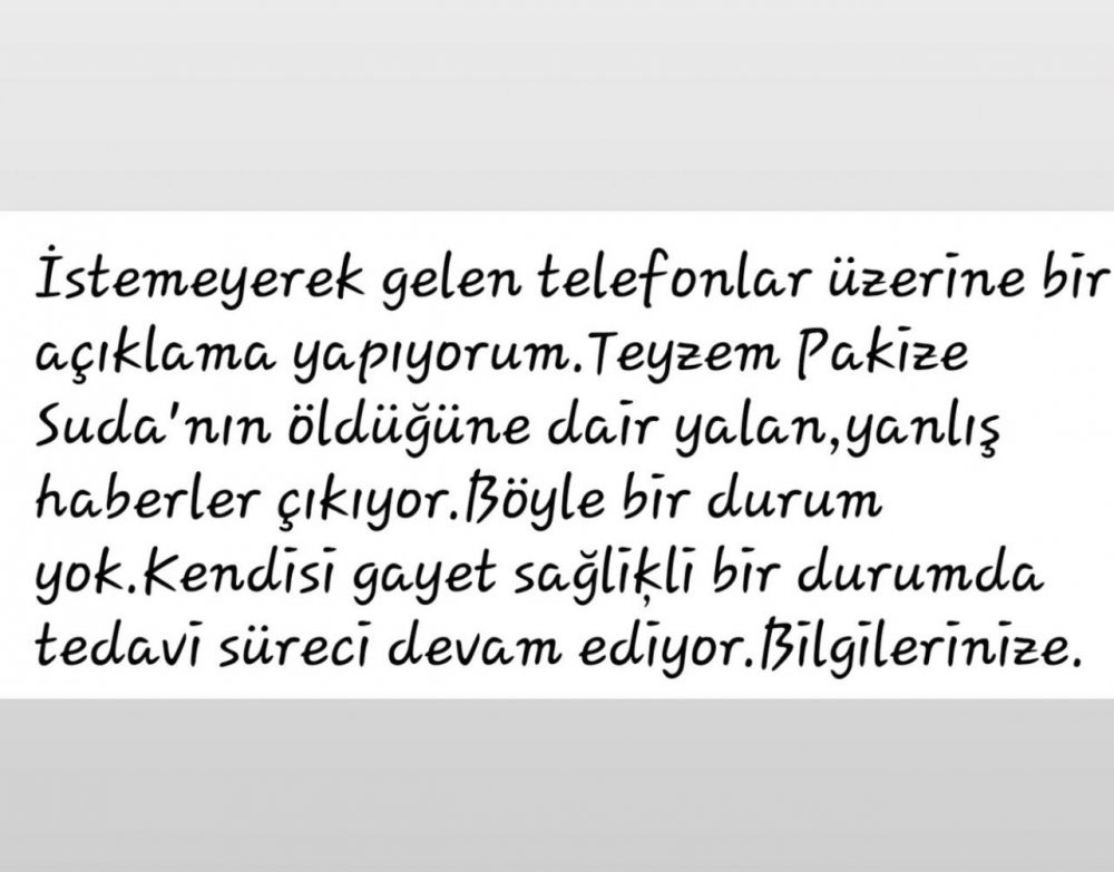 Pakize Suda'nın sağlık durumu hakkında son bilgiler... Yeğeninden açıklama gelmişti - Resim : 2