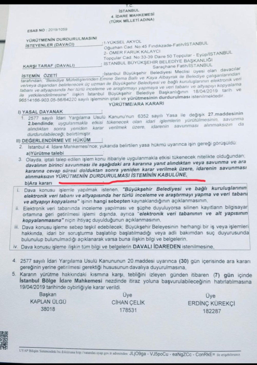 AKP'den Ekrem İmamoğlu'nun talimatına karşı mahkeme hamlesi - Resim : 1