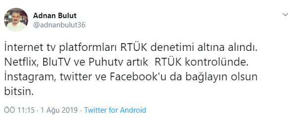 RTÜK'ün internet yayınlarına 'sansür' girişimine tepki - Resim : 3