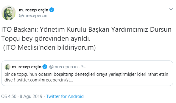 Davutoğlu'nun dünürü görevi bıraktı - Resim : 1