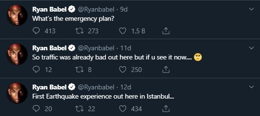 Ryan Babel’den deprem isyanı - Resim : 1