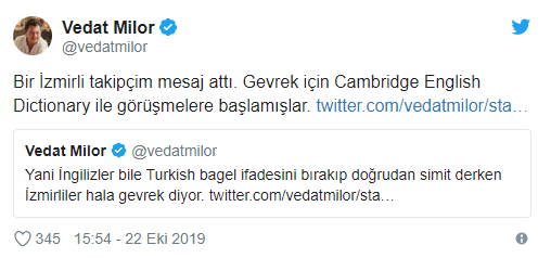 Vedat Milör: İzmirliler gevrek için İngilizce sözlükle görüşmeye başlamış - Resim : 2