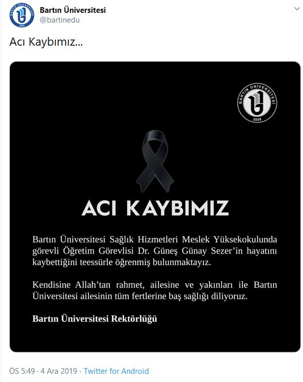 Akademisyen üniversitede intihar etti - Resim : 1