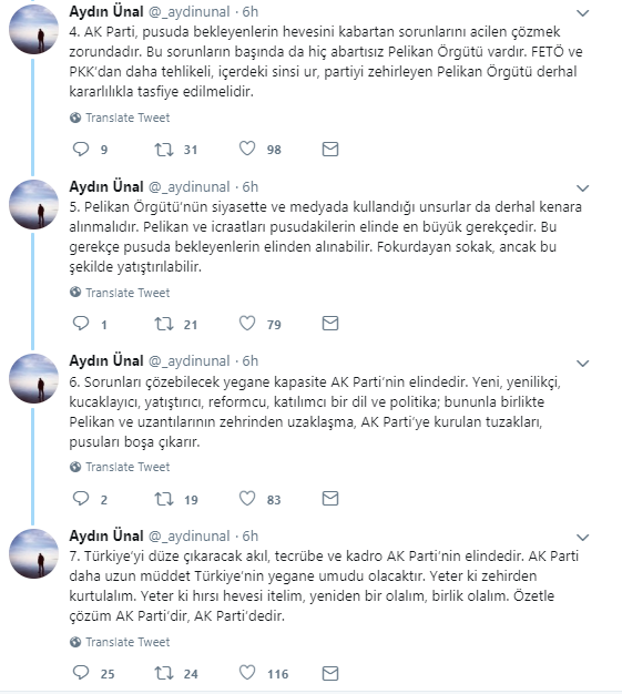 Erdoğan'ın eski metin yazarından AKP'ye şok uyarı: Pelikan Örgütü derhal kararlılıkla tasfiye edilmeli - Resim : 2