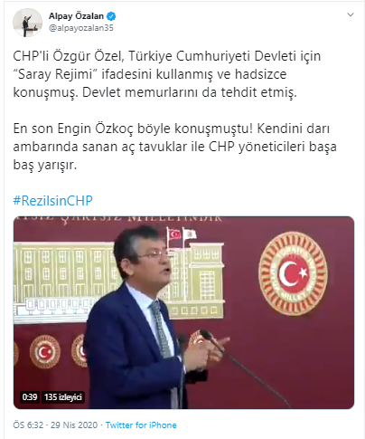 AKP'li vekilden CHP Grup Başkanvekiline tehdit - Resim : 1