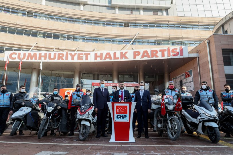 CHP Lideri Kılıçdaroğlu, motokuryelerle görüştü - Resim : 2