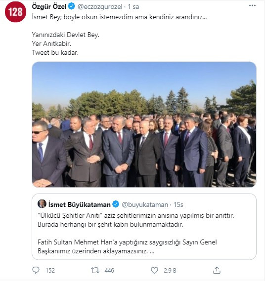 CHP'li Özel’den MHP’li Büyükataman’a fotoğraflı yanıt - Resim : 1