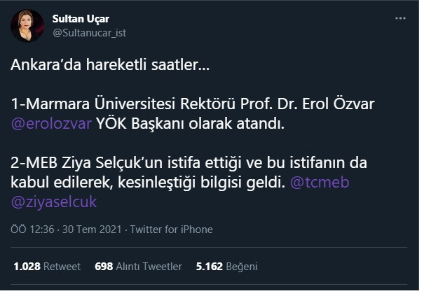 Ziya Selçuk istifa mı etti? - Resim : 1