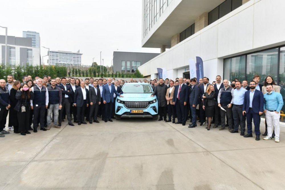 Yerli otomobil TOGG'un prototipine takılan plaka tepki çekti - Resim : 1