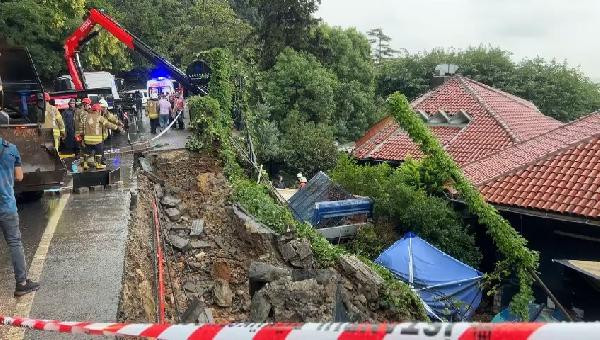 İstanbul’da istinat duvarı çöktü! Göçük altında kalan çalışan kurtarıldı - Resim : 2