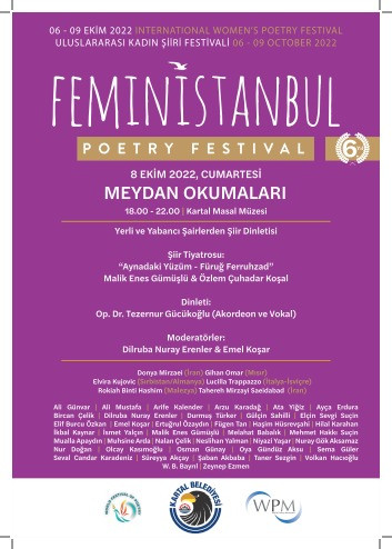 Kartal, 6. Uluslararası Kadın Şiiri Festivali FeminİSTANBUL’a ev sahipliği yapacak  - Resim : 1