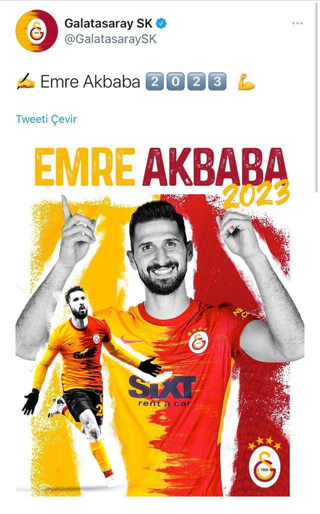 Galatasaray'dan flaş Emre Akbaba kararı - Resim : 1