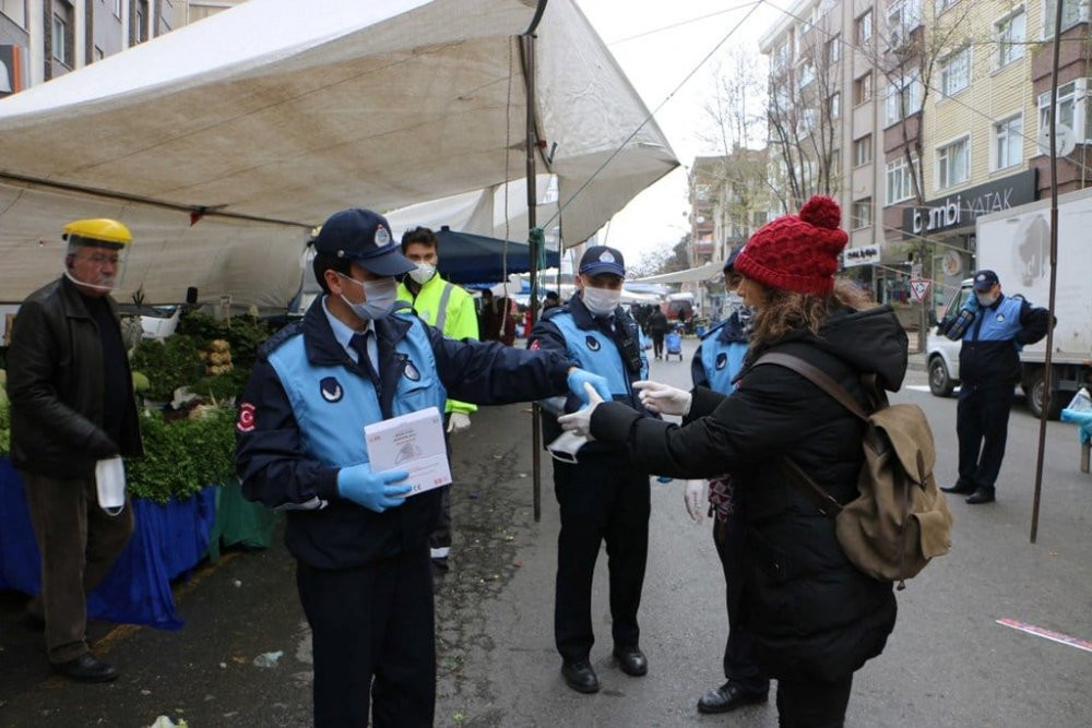 Kartal’da koronavirüse karşı semt pazarlarında sıkı denetimler - Resim : 2