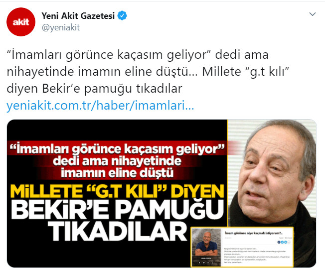 AKİT'ten Bekir Coşkun'a çok çirkin sözler - Resim : 1