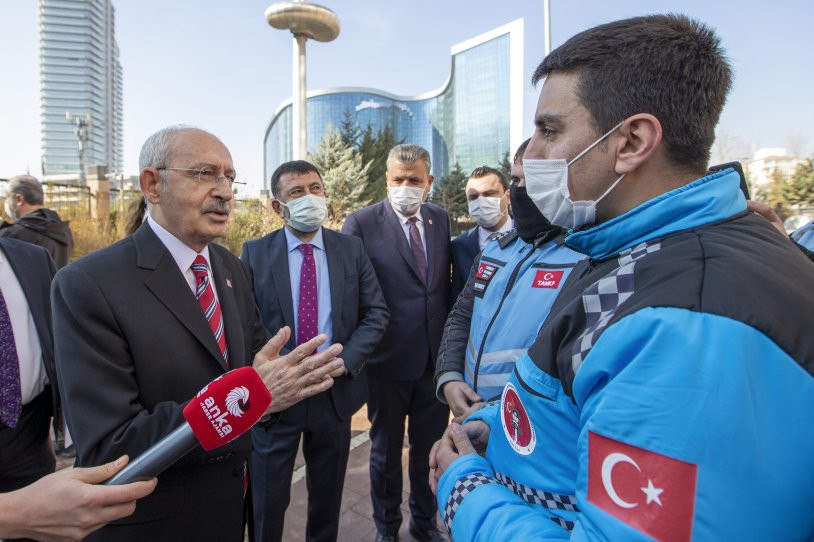 CHP Lideri Kılıçdaroğlu, motokuryelerle görüştü - Resim : 3