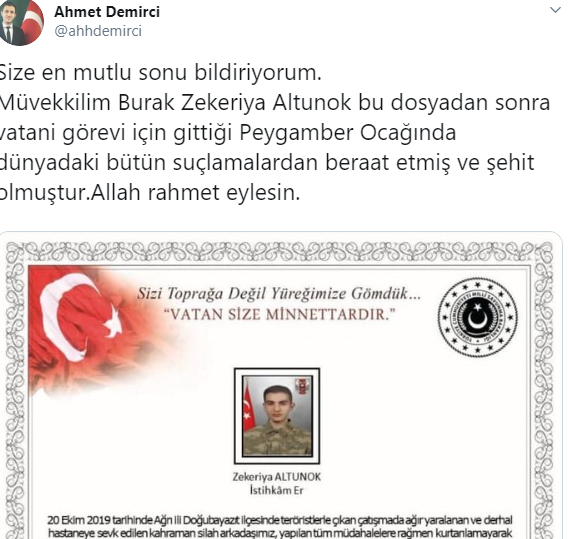 Ağrı'da şehit olan asker FETÖ'den ihraç edilen polis çıktı - Resim : 2