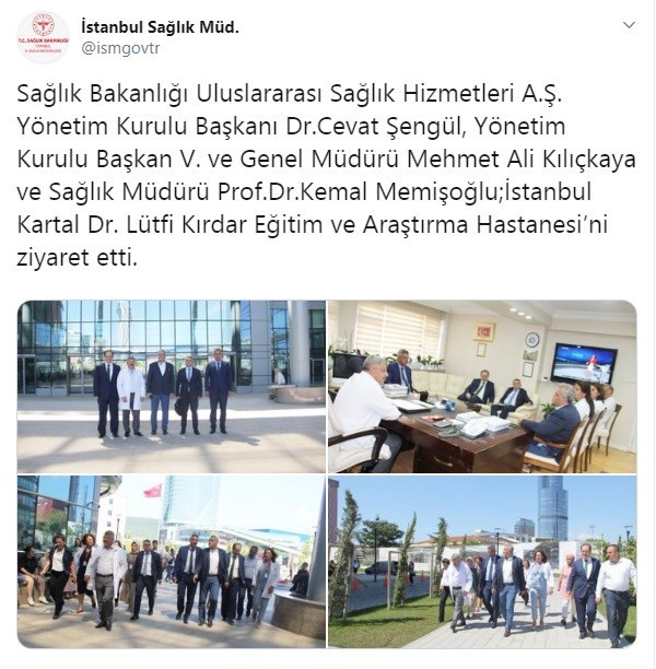 Özel hastane yöneticisi Sağlık Bakanlığı bürokratı gibi teftiş yapıyor - Resim : 1