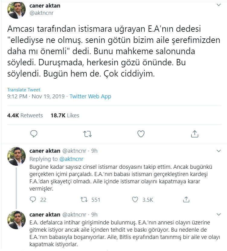 Amcasının cinsel istismarına uğraya çocuğun mahkemesinde deden skandal sözler... Baba şikayetçi olmadı - Resim : 1