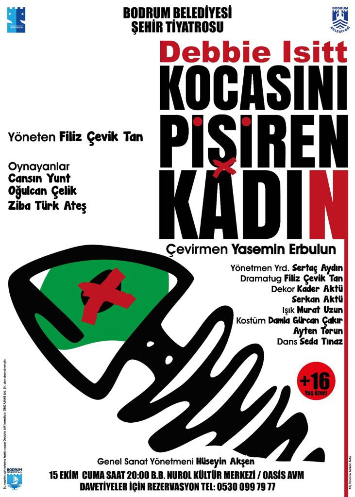 Bodrum Belediyesi Şehir Tiyatrosu perdesini açıyor... 'Kocasını Pişiren Kadın', 15 Ekim'de sahnede - Resim : 1