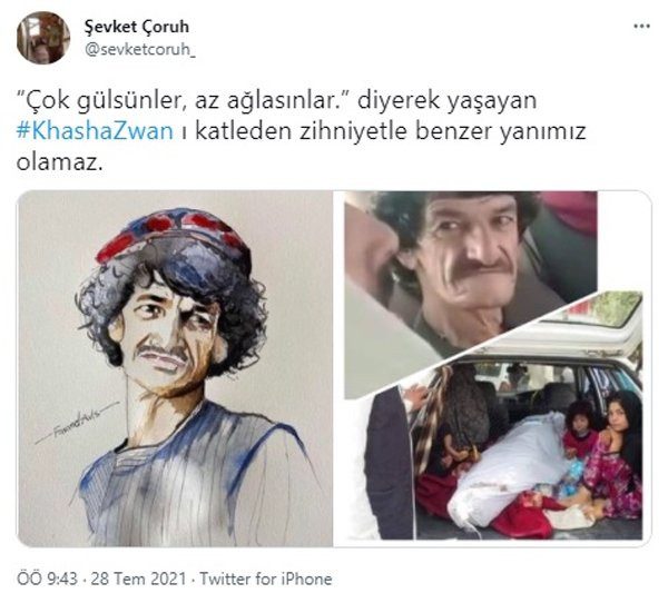 'Khasha Zwan’ı katleden zihniyetle benzer yanımız olamaz' - Resim : 1