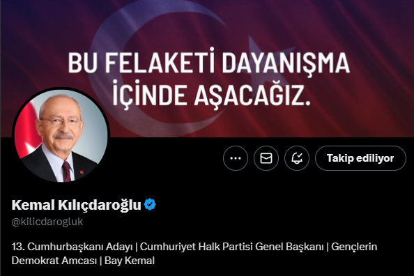 Kılıçdaroğlu Twitter profilini değiştirdi - Resim : 1