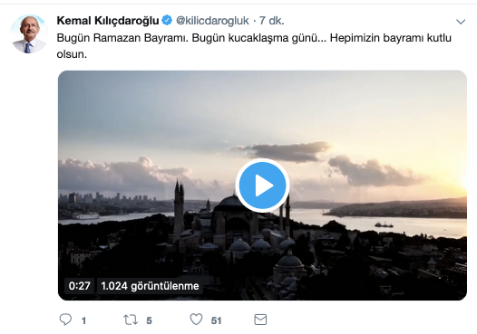 Kılıçdaroğlu'ndan Ramazan Bayramı mesajı: Bugün kucaklaşma günü - Resim : 1