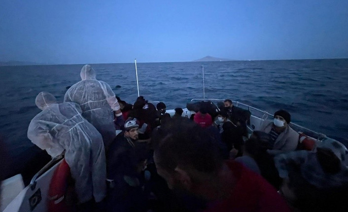 Bodrum'da 27 kaçak göçmen kurtarıldı - Resim : 1