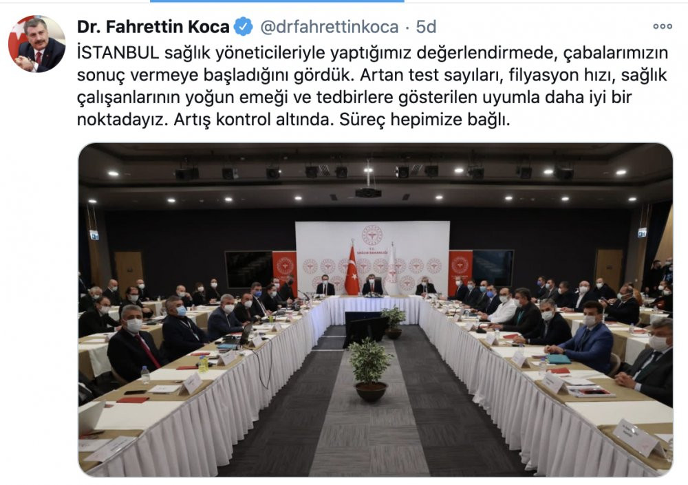 Koca: İstanbul'da artış kontrol altında - Resim : 1