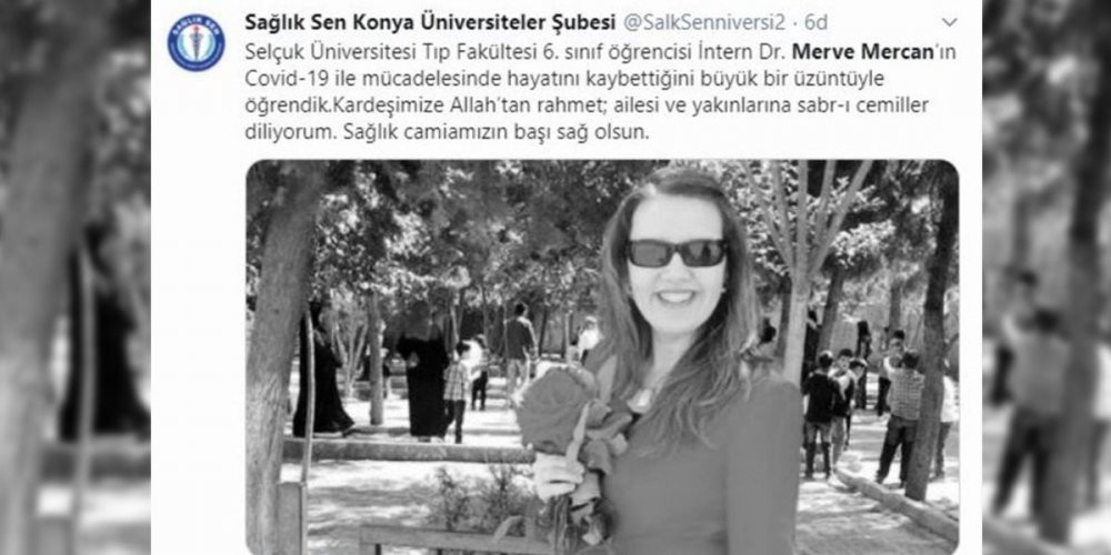Konya&rsquo;da tıp fak&uuml;ltesi &ouml;ğrencisi koronavir&uuml;sten hayatını kaybetti - Resim : 1