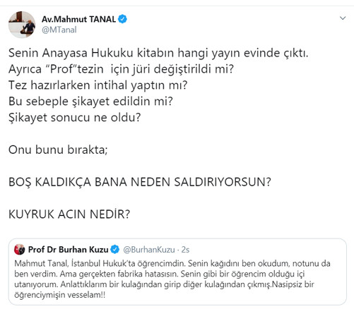 Mahmut Tanal-Burhan Kuzu kavgası büyüyor - Resim : 1