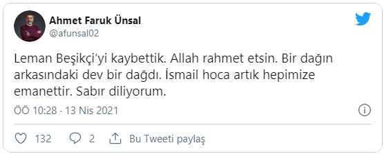 Leman Beşikçi vefat etti - Resim : 1