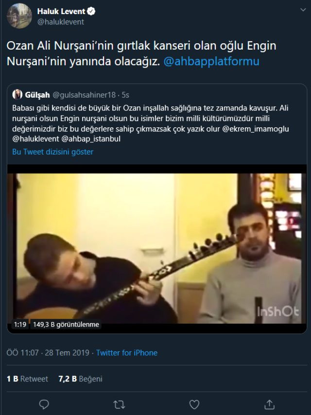 Ozan Ali Nurşani, oğlu Engin Nurşani'nin kanser olduğunu açıkladı - Resim : 1