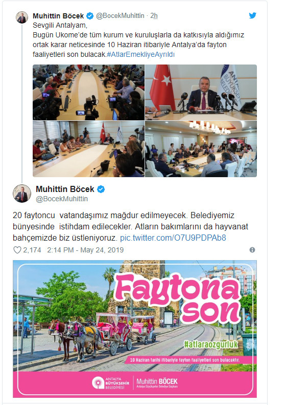 CHP'li başkan açıkladı: Faytonlar kalktı - Resim : 1