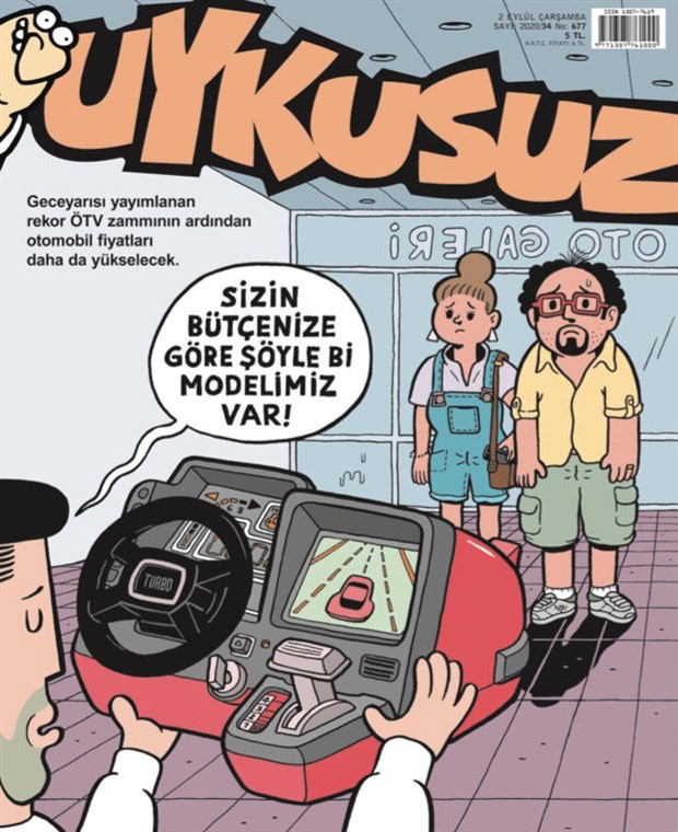 Uykusuz’dan ‘ÖTV zammı’ kapağı - Resim : 1