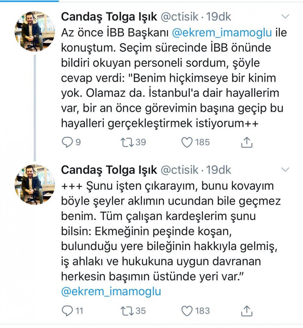 Ekrem İmamoğlu o İBB çalışanları hakkında konuştu - Resim : 1