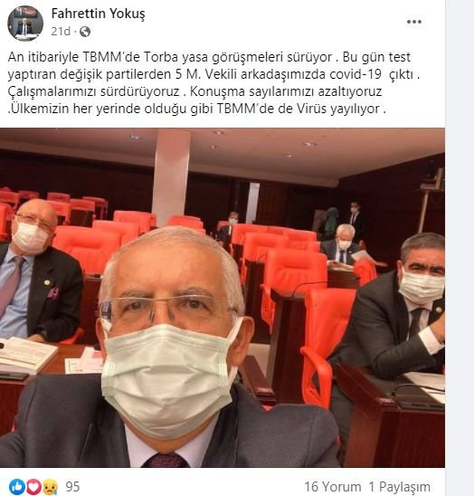 'TBMM’de 5 vekilin testi pozitif çıktı' - Resim : 1