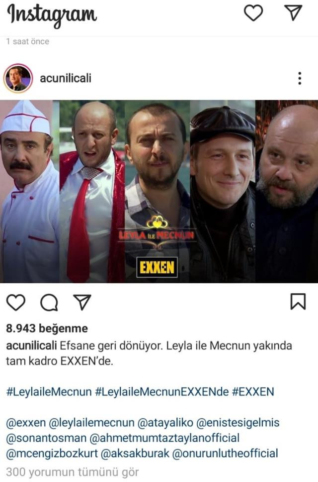 Leyla ile Mecnun geri dönüyor: Tam kadro...  - Resim : 1