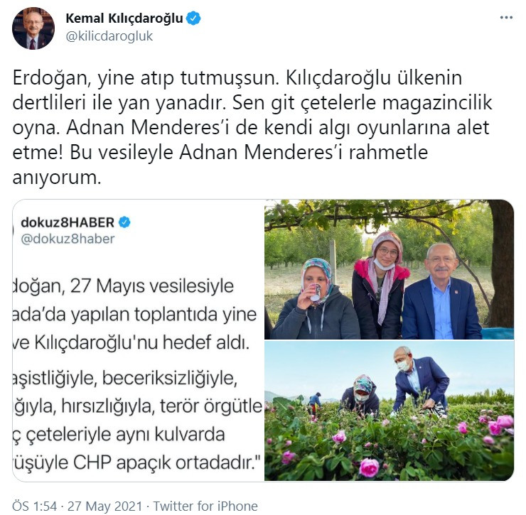 Kılıçdaroğlu'ndan Erdoğan'a: Sen git çetelerle magazincilik oyna - Resim : 1