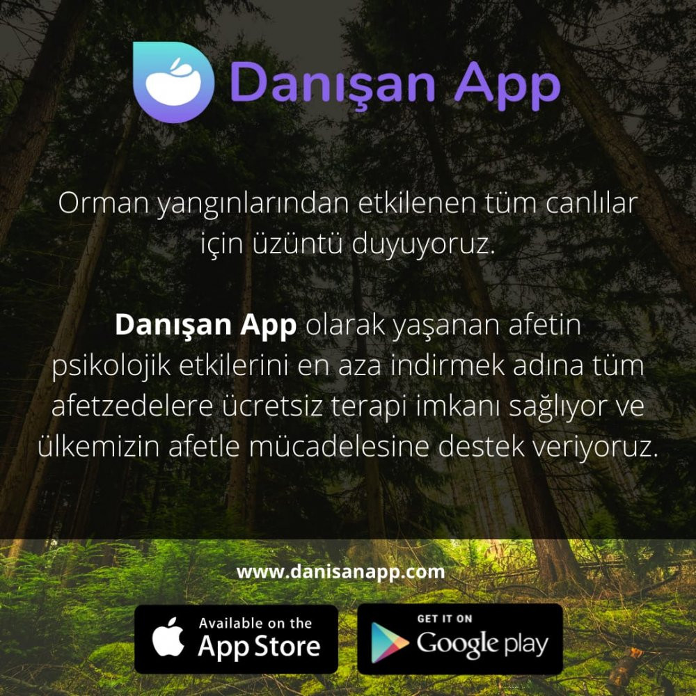 Yangından etkilenen yurttaşlara ücretsiz psikolojik destek - Resim : 1