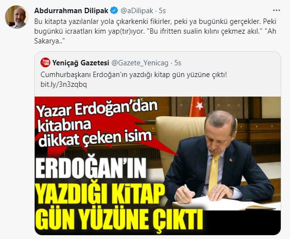 Abdurrahman Dilipak'tan Erdoğan'a çarpıcı sözler - Resim : 1