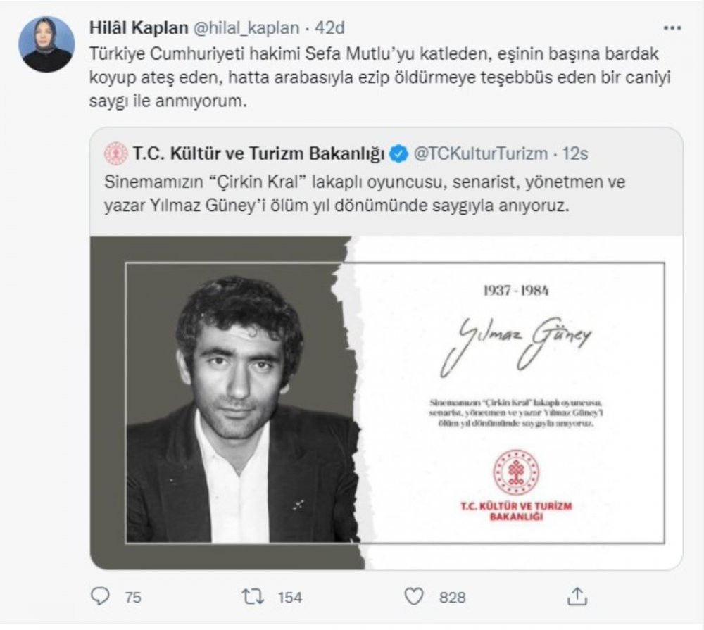 Kültür Bakanlığı, 'Yılmaz Güney'i andı: TRT ve AKP'den itiraz geldi - Resim : 1