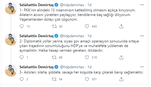 Selahattin Demirtaş'tan Gara açıklaması: Aslolan barışı sağlamaktır - Resim : 1