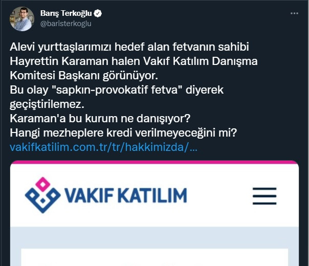 Alevilerle ilgili skandal bir fetvaya imza atan 'Erdoğan'ın fetvacısı' 'faizci' çıktı - Resim : 1