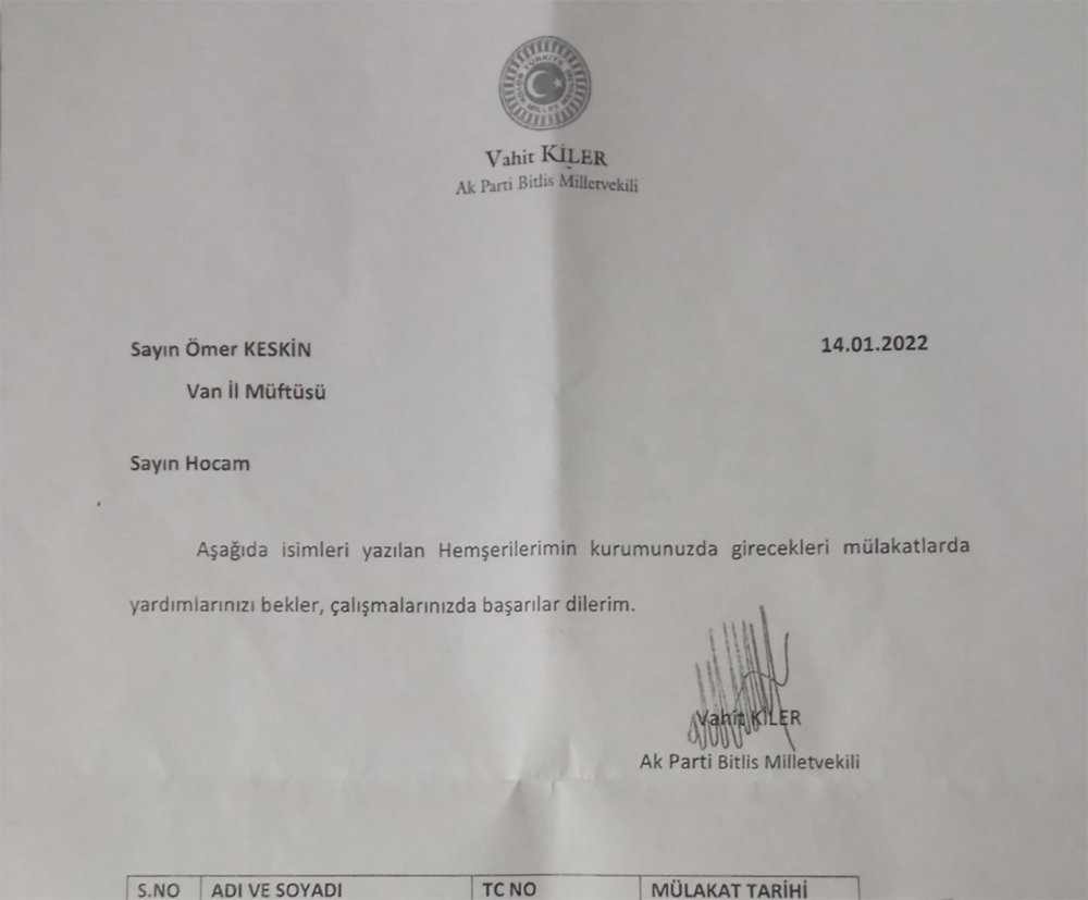 AKP imamlık mülakatlarında bile torpil yaptı - Resim : 1