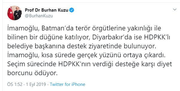 CHP'li Başkan'dan Burhan Kuzu'ya sert İmamoğlu yanıtı - Resim : 1