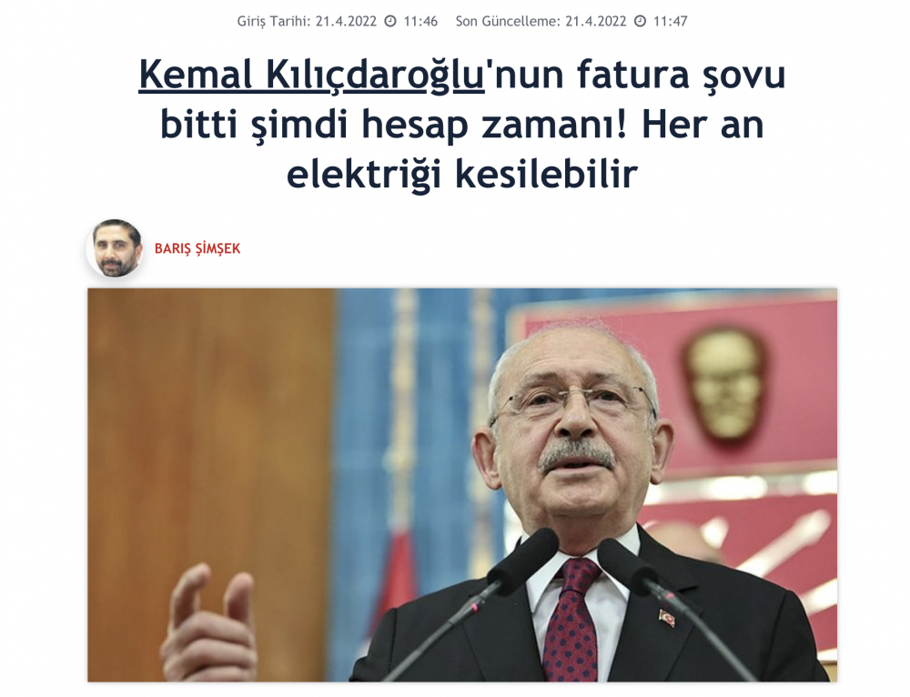 CHP lideri Kemal Kılıçdaroğlu'nun evinin elektriği kesildi - Resim : 2